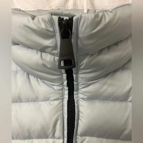 SAM NY Freestyle Down Puffer Jacket Coat in light blue, size L - Picture 4 of 10